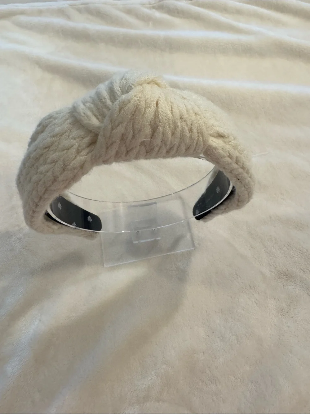 Lele Sadoughi cable-knit head band